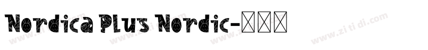 Nordica Plus Nordic字体转换